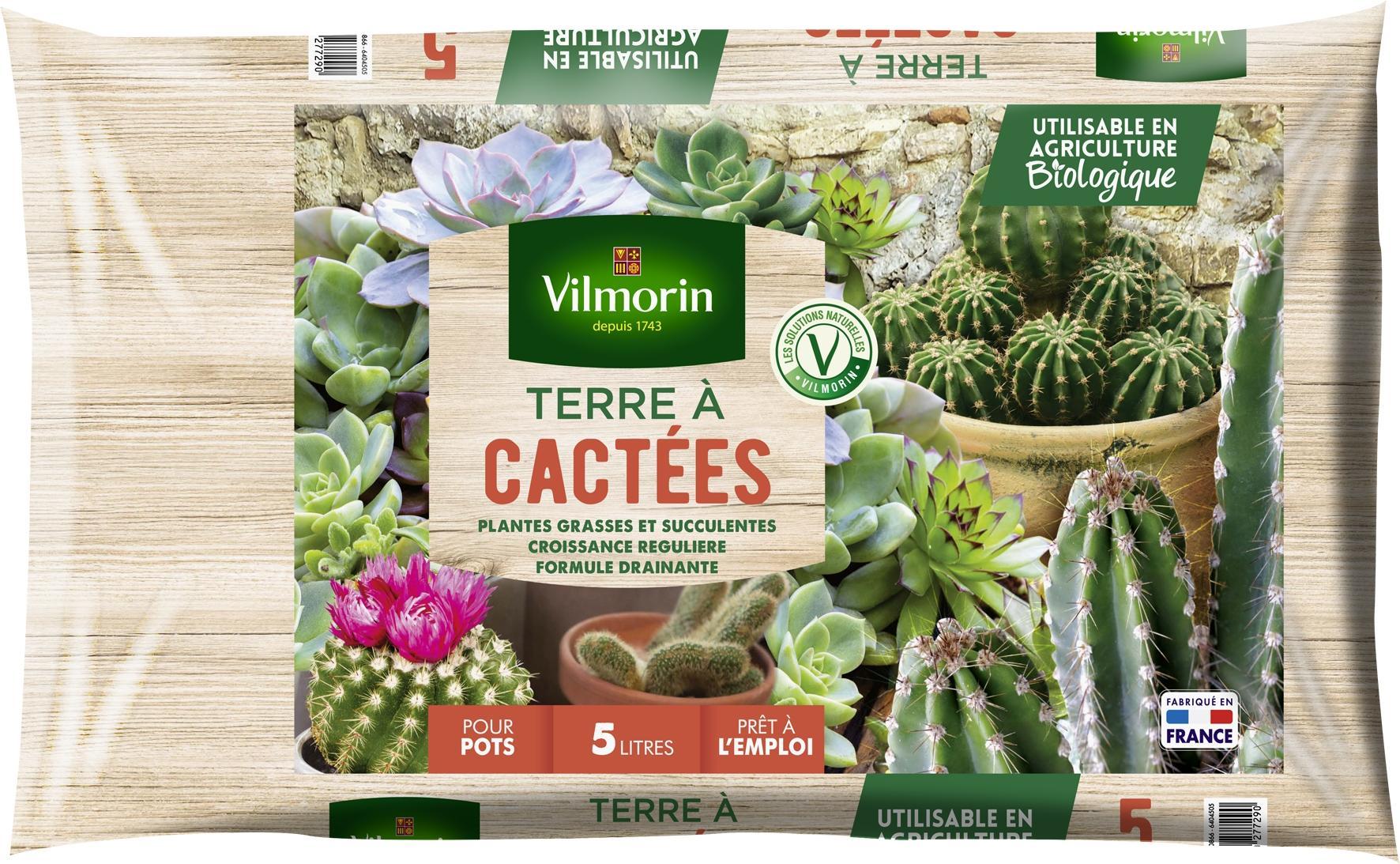 Terreau cactées