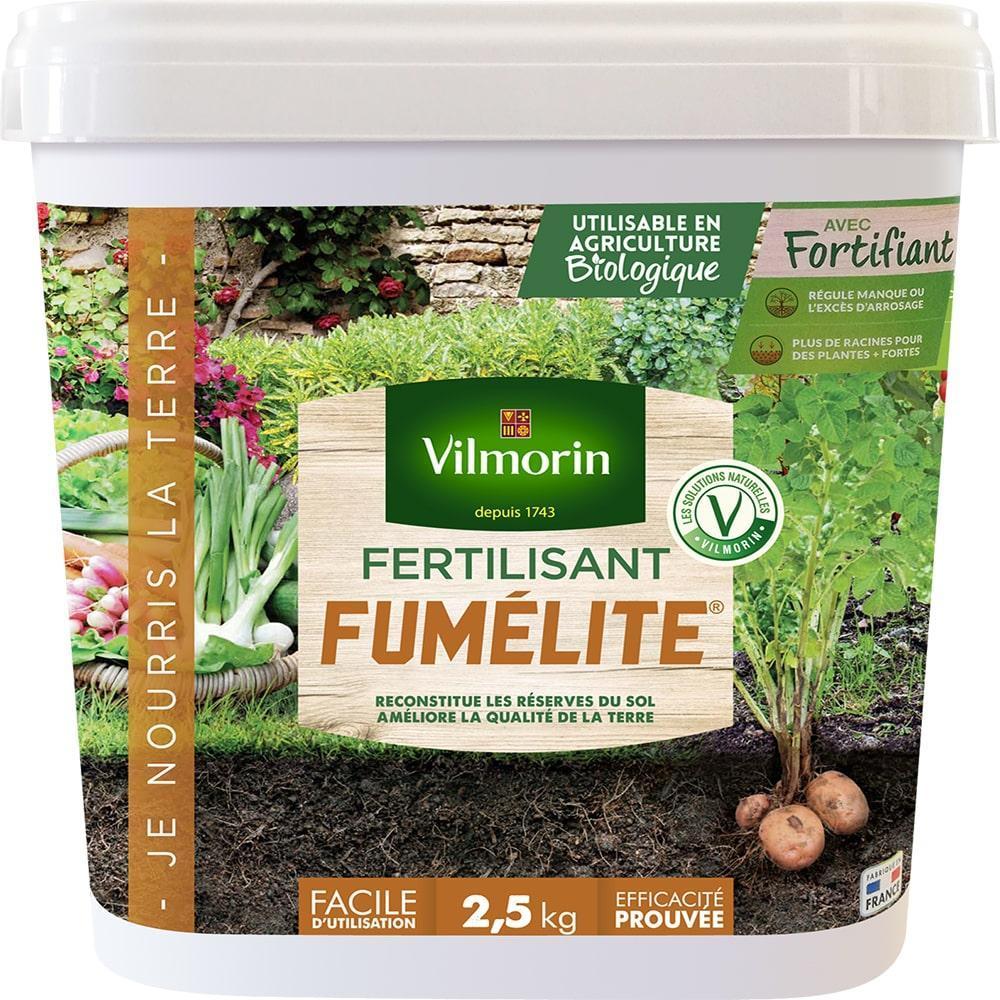 Fertilisant Fumélite Vilmorin 10 Kg - Amendement Organique Pour Sol, Enrichissement Terre Jardin